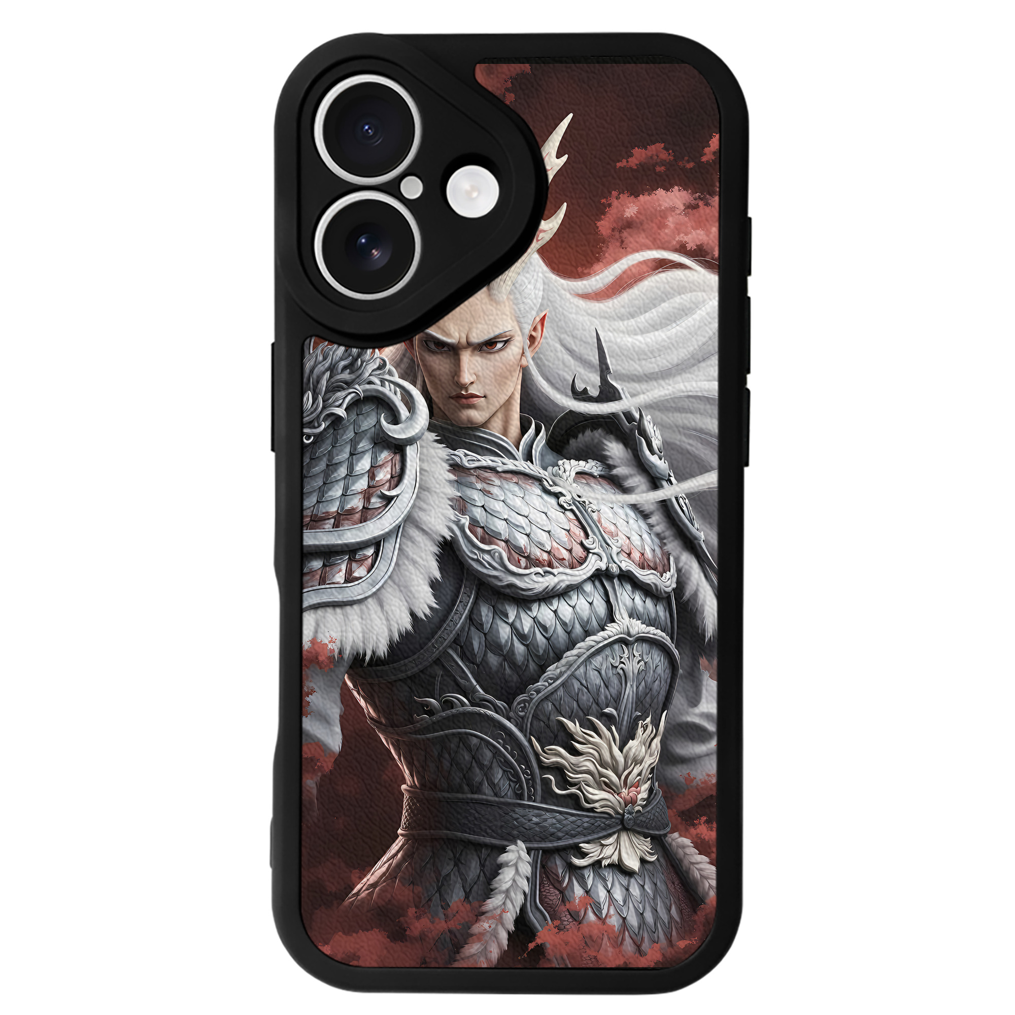 （画像用） Ne Zha 2 ナタ 魔童の大暴れ 【iPhone 16シリーズ対応】シリコンスマホケース（レザー調） 材質：シリコン